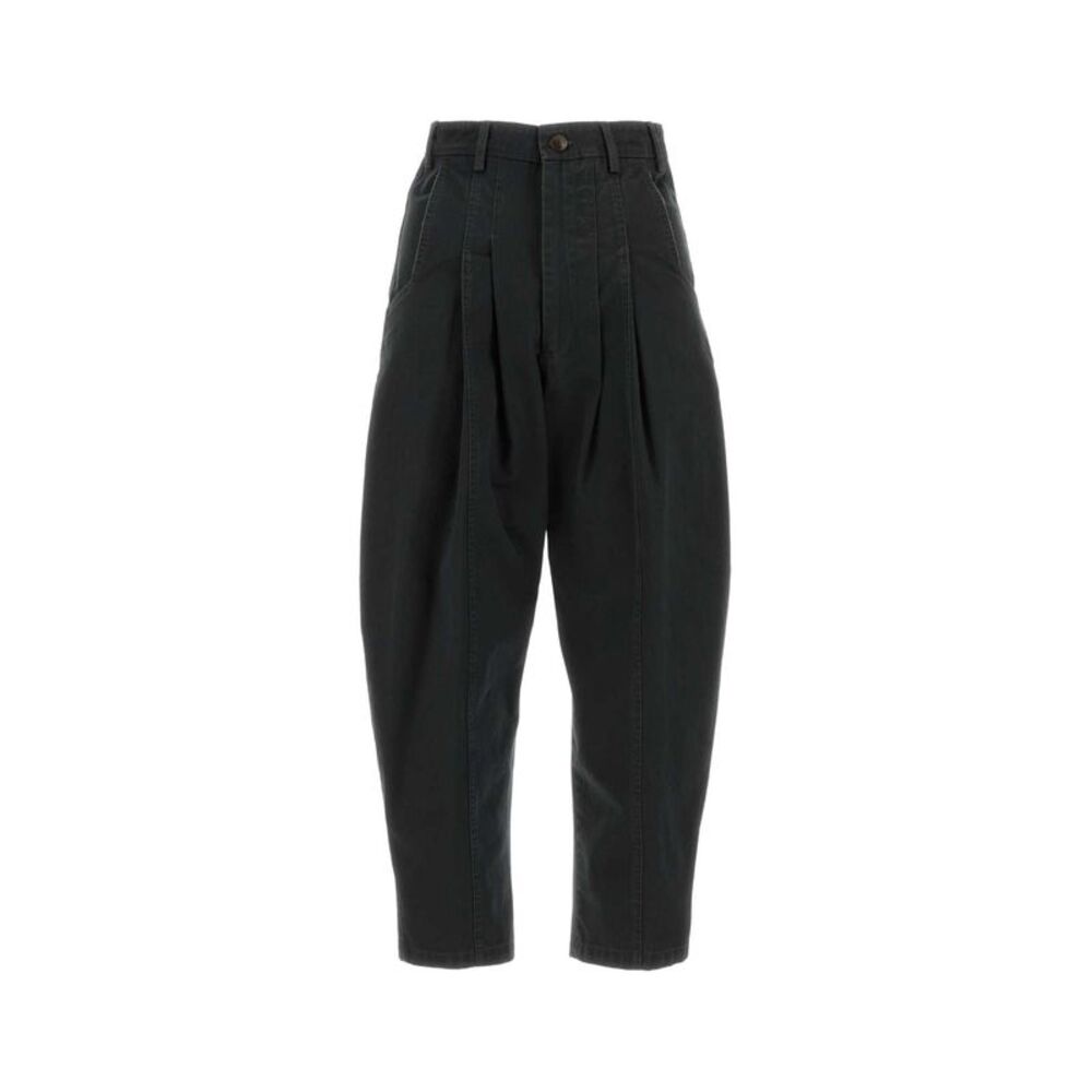 Pt Torino Women Graphite Denim Wide-Leg Jeans